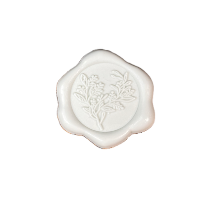 Classic White Wax Seal Stickers 18ct. (Peel & Stick)