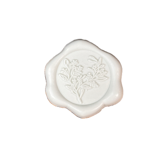 Classic White Wax Seal Stickers 18ct. (Peel & Stick)