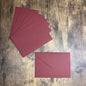 Maroon Red Invitation Envelopes 18ct.