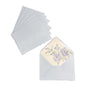 Sky Blue Floral Envelopes 18ct.