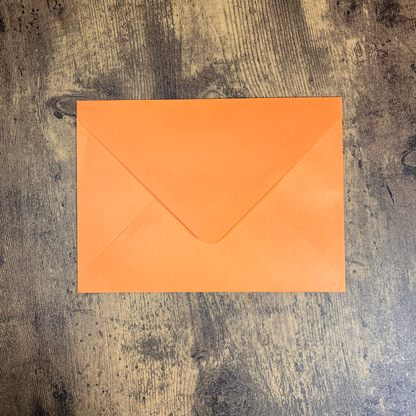 Orchid Orange Floral Envelopes 18ct.