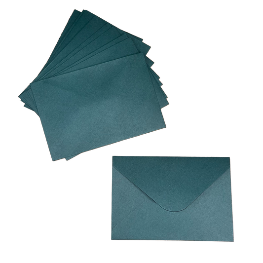 Dark Green Invitation Envelopes 18ct.