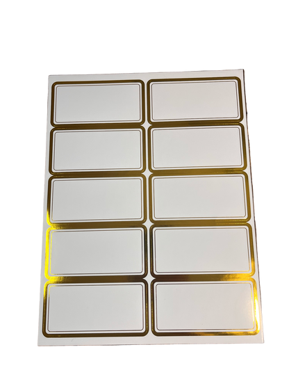 Gold Foil Address Labels 30ct.