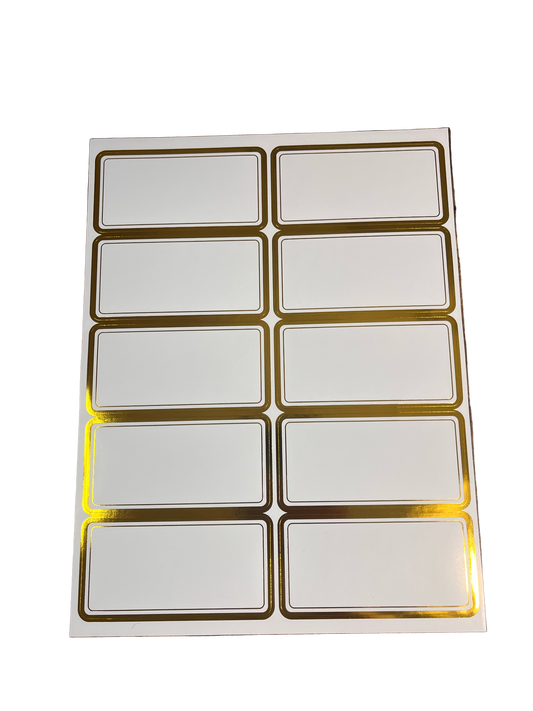 Gold Foil Address Labels 30ct.