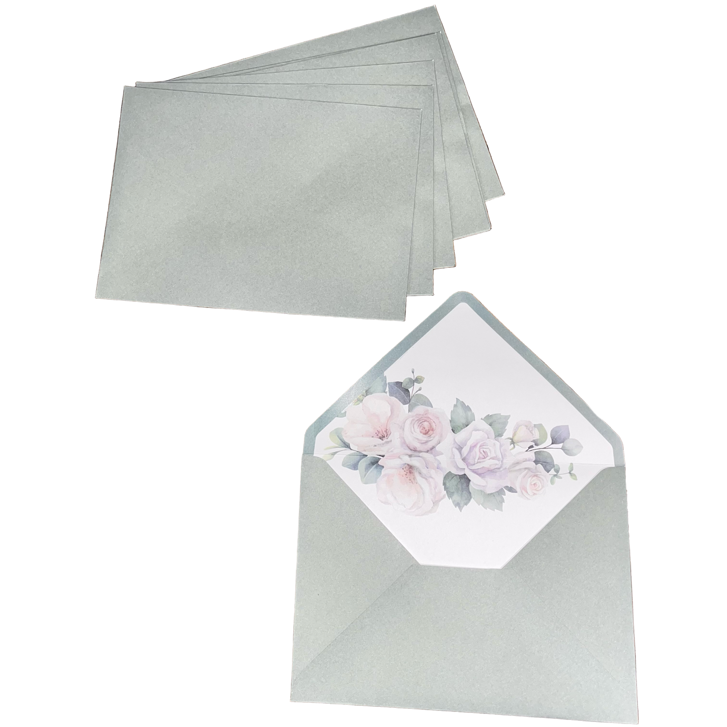Large Floral Print Envelopes 12ct.